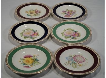 6 Ducal Crown Ware Plates - England
