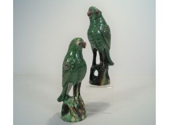 Two Parrot Incense Burners