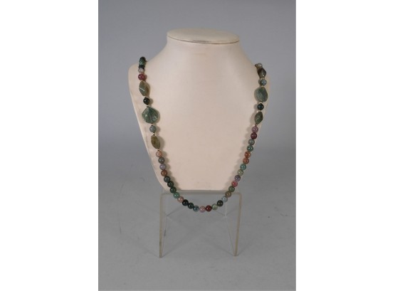 Multi-colored Stone Necklace