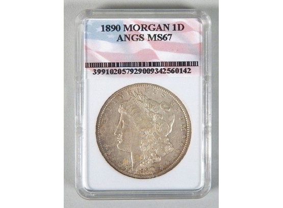 1890 Silver Morgan Dollar MS-67