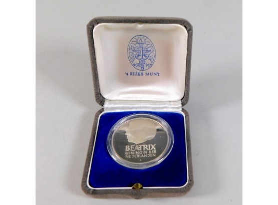 1982 NETHERLANDS 50 Gulden Proof Silver Coin