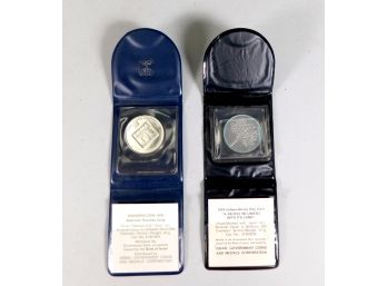 Lot 2 ISRAEL 1976, 1978 Silver Proof Coins