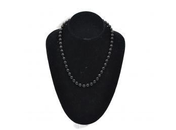 Original Miriam Haskell Black Bead Necklace