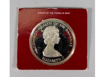 1973 BAHAMAS Ten Dollars Proof Silver Coin