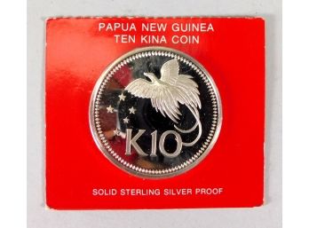 1976 PAPUA NEW GUINEA Proof Silver Coin