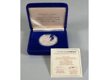 1982 Silver Proof WESTERM SAMOA 10 Tala Coin