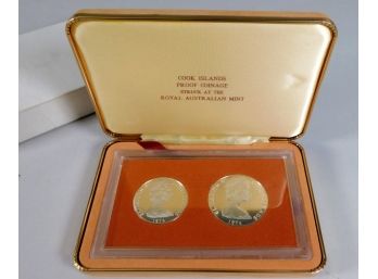1974 COOK ISLANDS Proof Silver Coin Set
