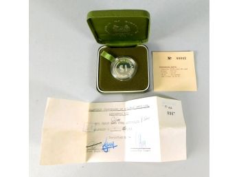 1976  SINGAPORE Proof $1 Silver Coin