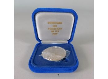 1974  WESTERN SAMOA One Tala Proof Silver Coin