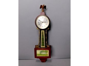 Antique NEW HAVEN  Banjo Wall Clock With Eagle