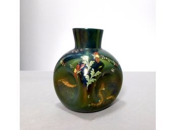 Amazing Antique Iridescent Art Glass Vase