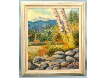 Elsie Hankins (20th Century) Original Landscape Oil Painting