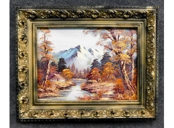 Vintage MITCHELL Landscape Oil Painting
