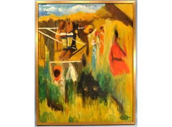 Mimi BOTELER 'Africa' Original Oil Painting