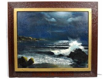Oscar B. Erickson (1883 - 1968) 'Dover Beach' Oil Painting