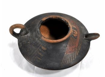 Antique Garrat Pottery Pitcher Vessel -Signed Dated 1876