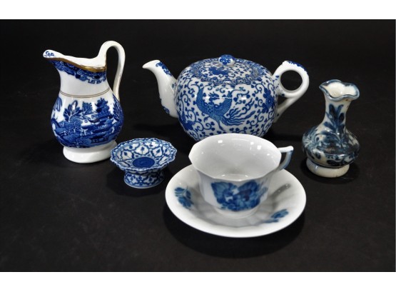 Mixed Lot Of Blue And White China