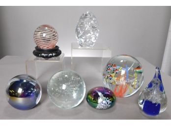 Lot Of Paperweights