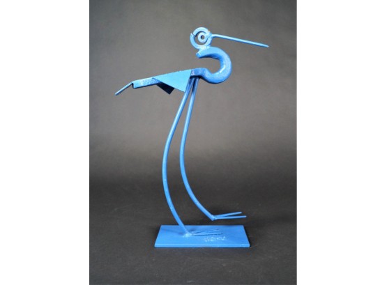 Bill Heise Metal Bird Sculpture