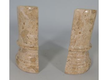 Pair Of Marble Bookends