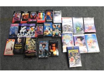 VHS Tapes - Star Wars, Bruce Lee, Walt Disney