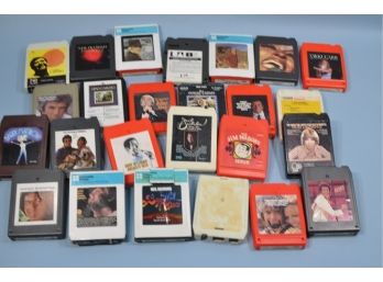 Lot 25 Vintage 8 -Track Stereo Tapes