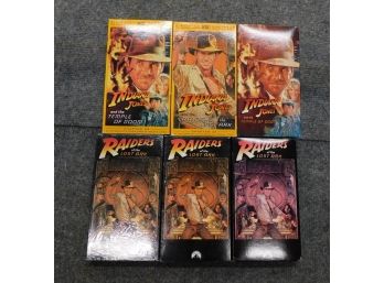 Indiana Jones VHS Tapes