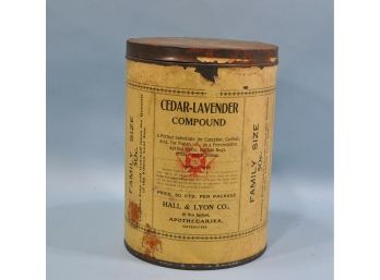 Antique Tin Cedar- Lavender Compound Sure Death!