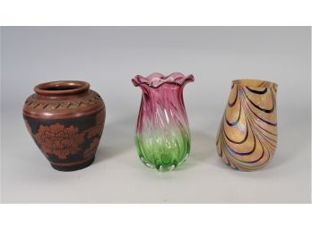 Variety Of 3 Vases