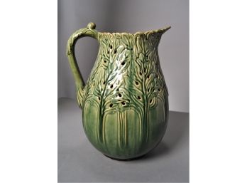 Large Green Ceramic Vase