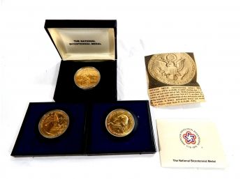Lot 3 American Revolution Bicentennial Medals