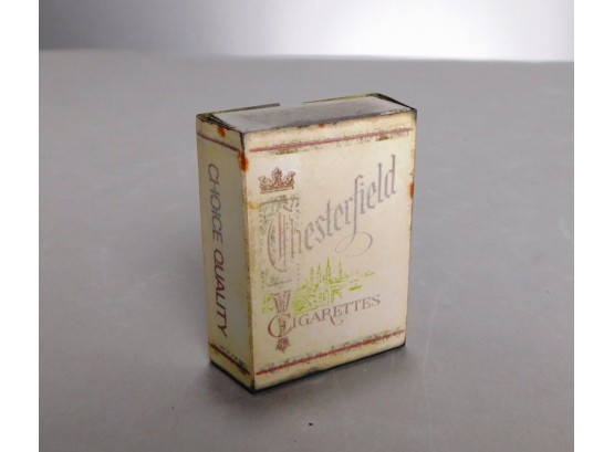 Vintage Chesterfield Cigarette Pack Ash Tray