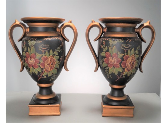Pair Of Decorative Urns
