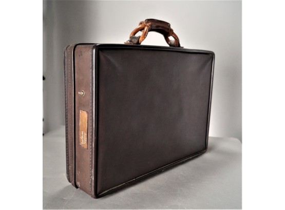 Dark Brown Hartmann Leather Briefcase