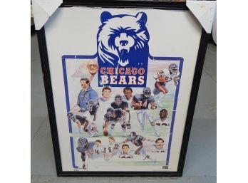 Large Chicago Bears Poster 1985