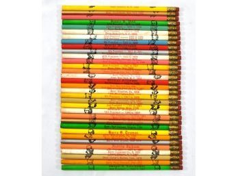 Lot 33 Vintage US PRESIDENTS Pencils