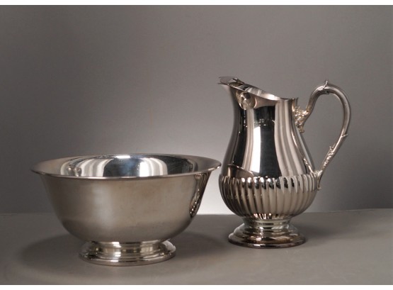 Two Silver Plate Pieces