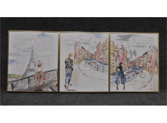 Triptych  Of Paris