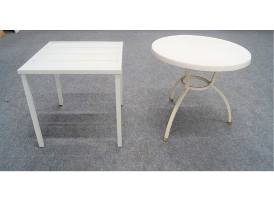 2 Outdoor Side Tables