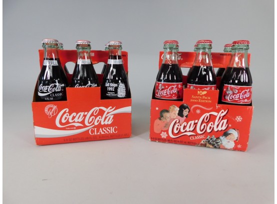 Vintage 6 Packs Of Coca Cola