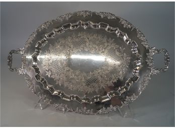 Large Footed Serving Tray By Pilgrim