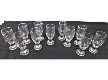 Set Of Libbey Catalina Footed Glass