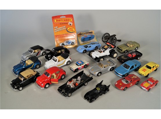 Lot Of Toy Cars Including Original Batmobile By Corgi