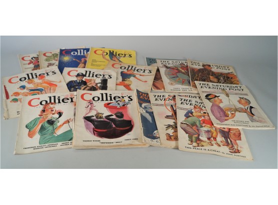 1930' S Saturday Evening Post & Collier's Magazines