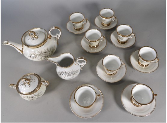 19-piece Tea Set - Imitation KPM Lusterware
