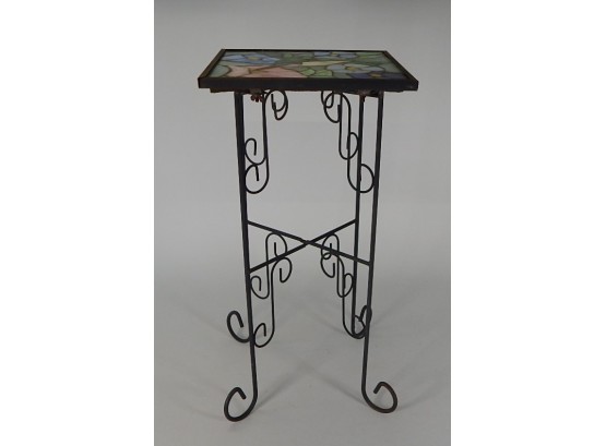 Stained Glass Type Plant Table