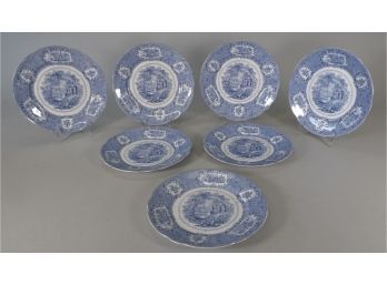 Lot Of 7 William Ridgeway Oriental Plates