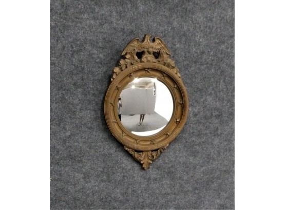 Vintage Convex Eagle Topped Mirror