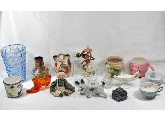 Vintage Pottery & Glass Lot