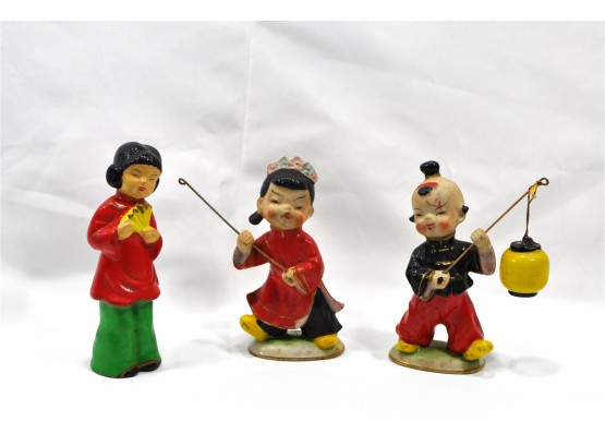 Set 3 Vintage Japanese Figurines